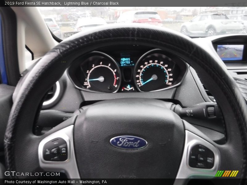 Lightning Blue / Charcoal Black 2019 Ford Fiesta SE Hatchback