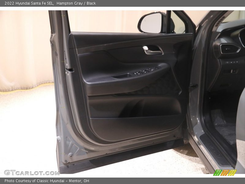 Hampton Gray / Black 2022 Hyundai Santa Fe SEL