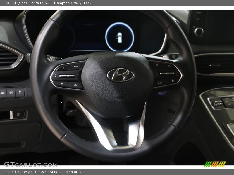 Hampton Gray / Black 2022 Hyundai Santa Fe SEL