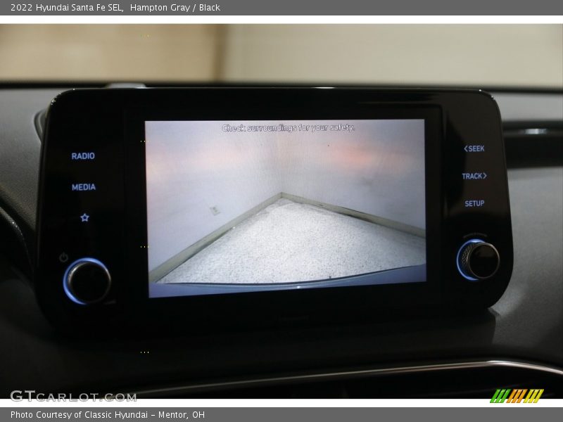 Hampton Gray / Black 2022 Hyundai Santa Fe SEL