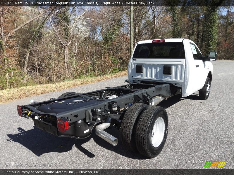 Bright White / Diesel Gray/Black 2023 Ram 3500 Tradesman Regular Cab 4x4 Chassis