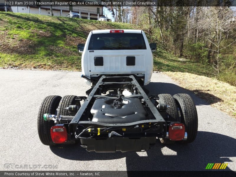 Bright White / Diesel Gray/Black 2023 Ram 3500 Tradesman Regular Cab 4x4 Chassis