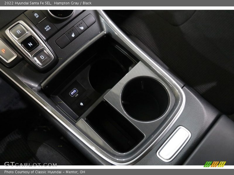 Hampton Gray / Black 2022 Hyundai Santa Fe SEL