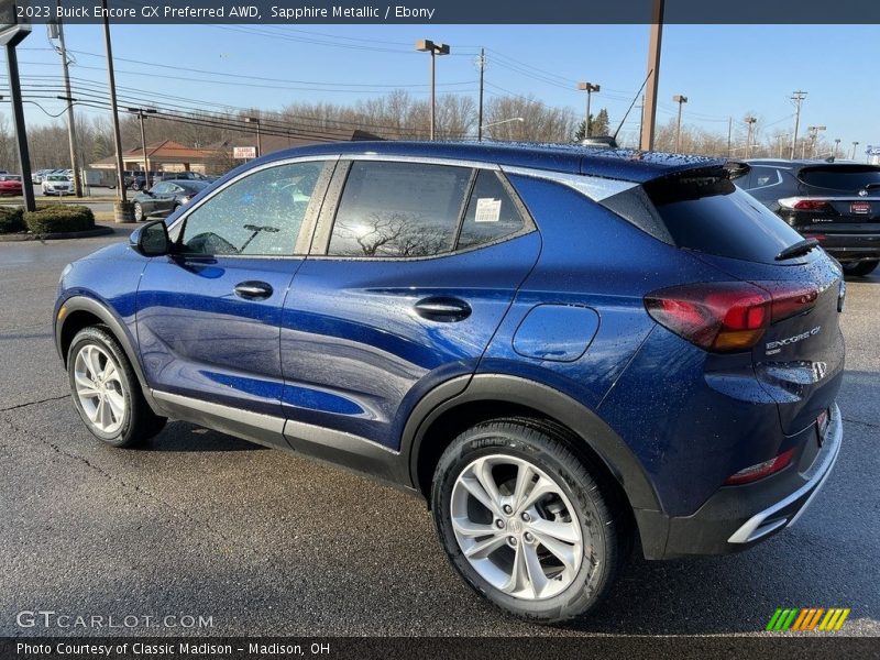 Sapphire Metallic / Ebony 2023 Buick Encore GX Preferred AWD