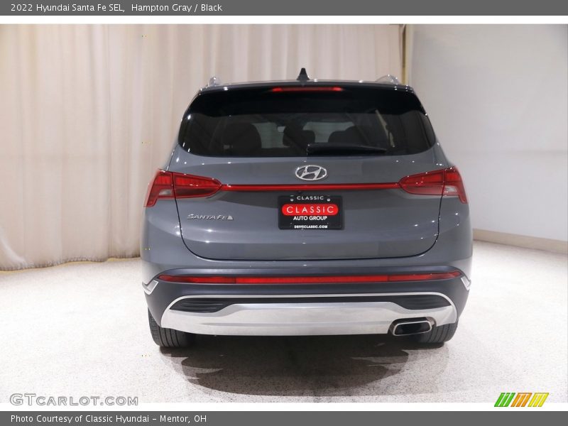 Hampton Gray / Black 2022 Hyundai Santa Fe SEL