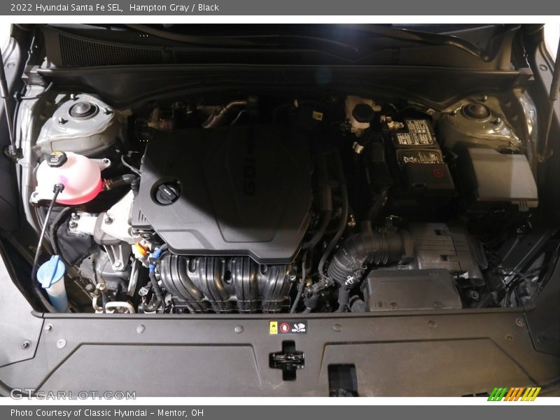 Hampton Gray / Black 2022 Hyundai Santa Fe SEL