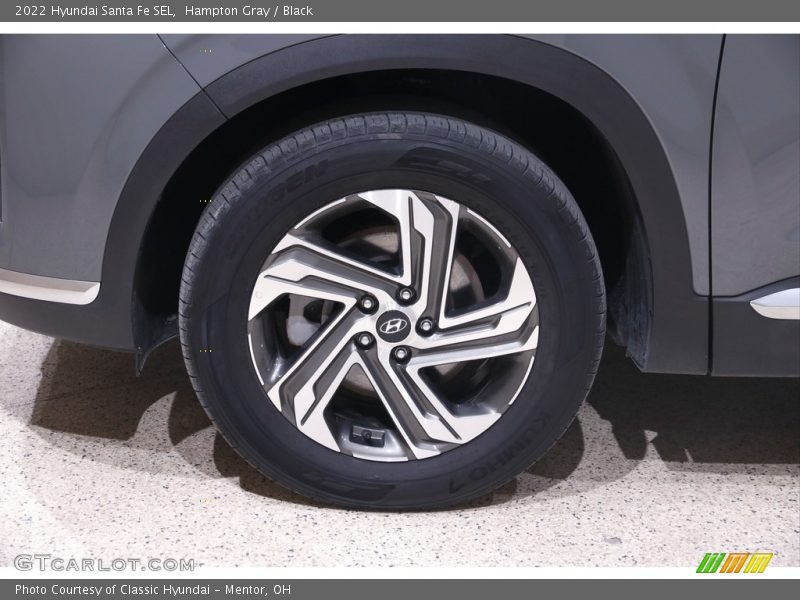 Hampton Gray / Black 2022 Hyundai Santa Fe SEL