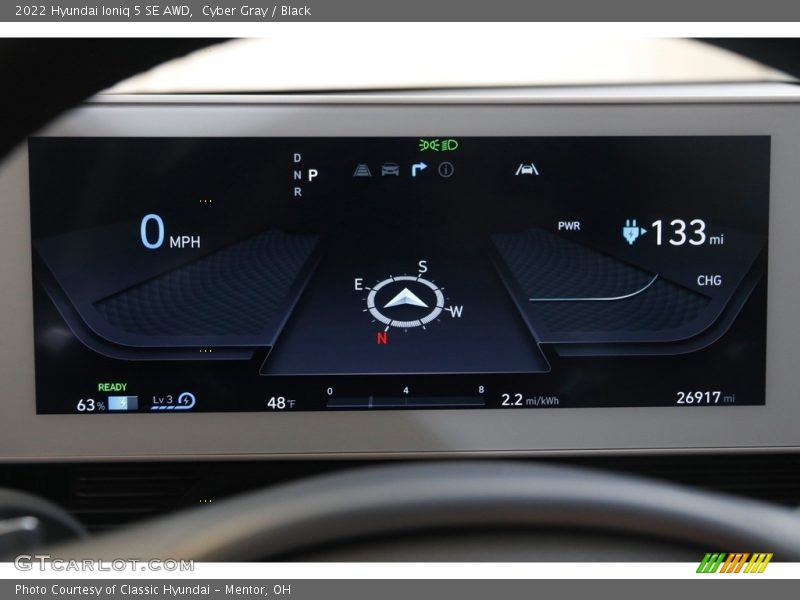 Cyber Gray / Black 2022 Hyundai Ioniq 5 SE AWD