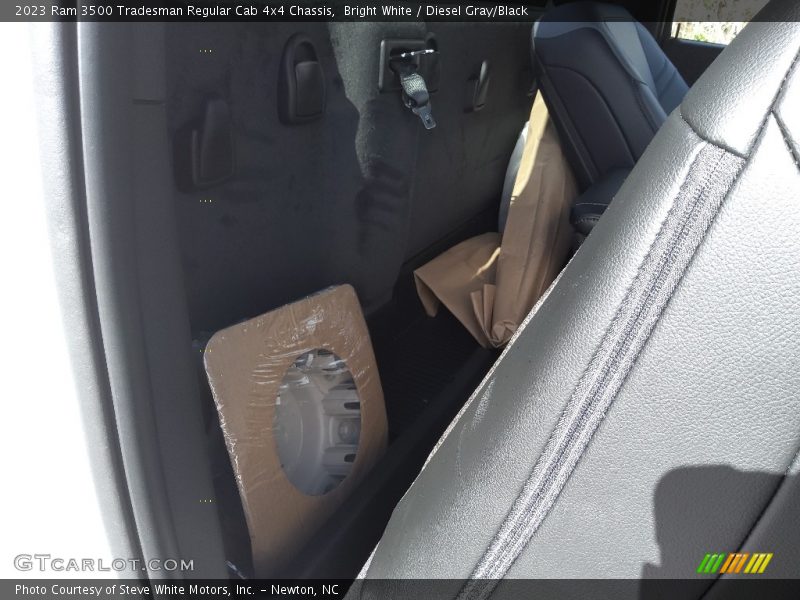 Bright White / Diesel Gray/Black 2023 Ram 3500 Tradesman Regular Cab 4x4 Chassis