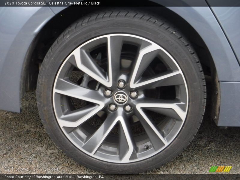 Celestite Gray Metallic / Black 2020 Toyota Corolla SE