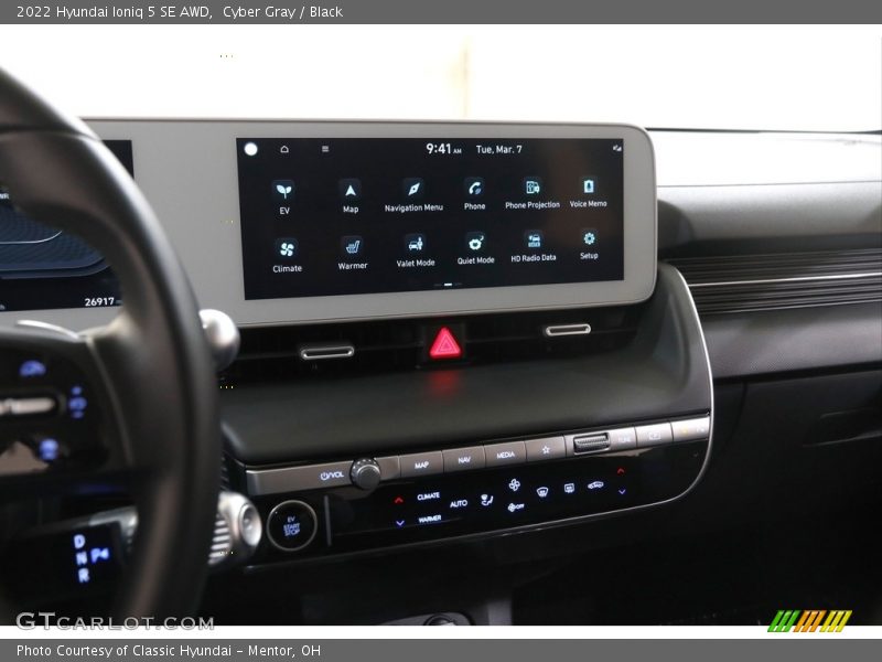 Cyber Gray / Black 2022 Hyundai Ioniq 5 SE AWD