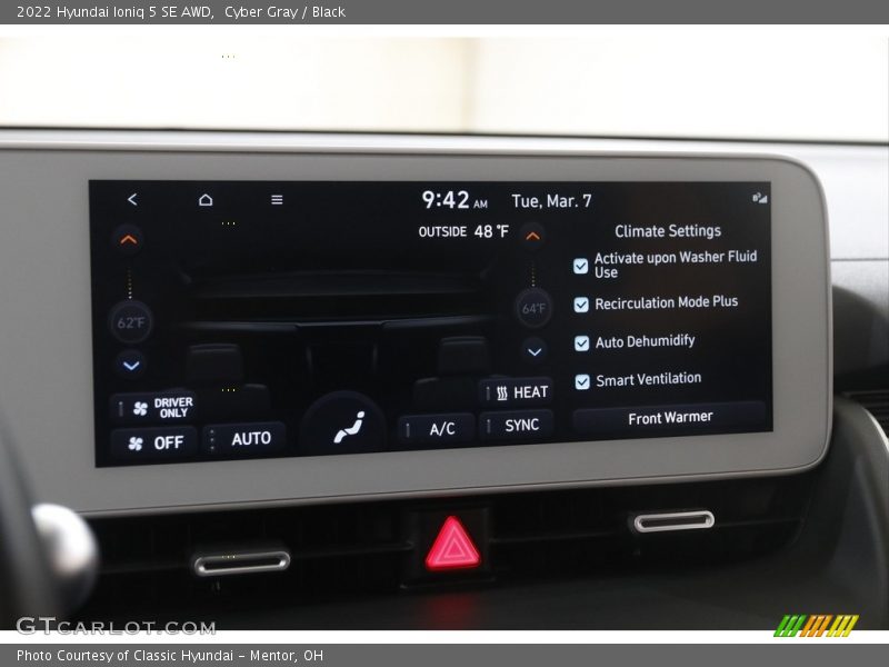 Cyber Gray / Black 2022 Hyundai Ioniq 5 SE AWD