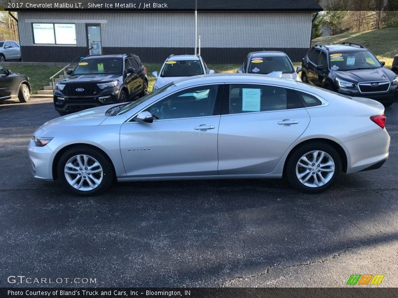 Silver Ice Metallic / Jet Black 2017 Chevrolet Malibu LT
