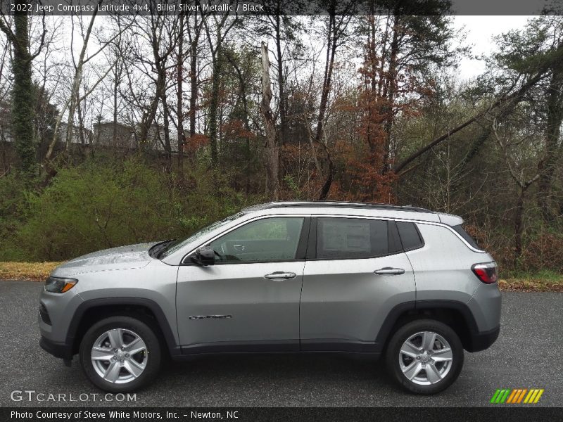 Billet Silver Metallic / Black 2022 Jeep Compass Latitude 4x4