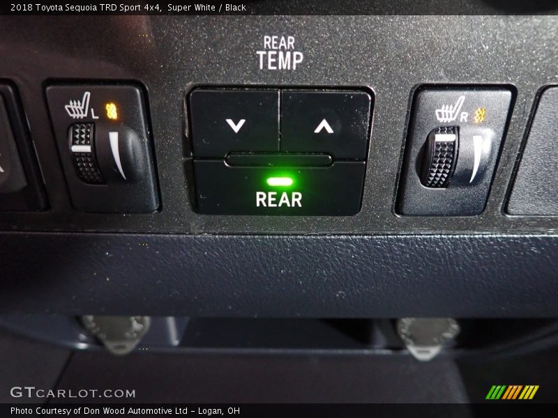 Super White / Black 2018 Toyota Sequoia TRD Sport 4x4