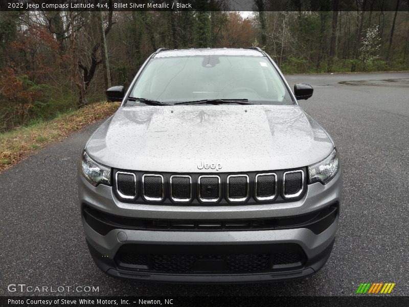 Billet Silver Metallic / Black 2022 Jeep Compass Latitude 4x4