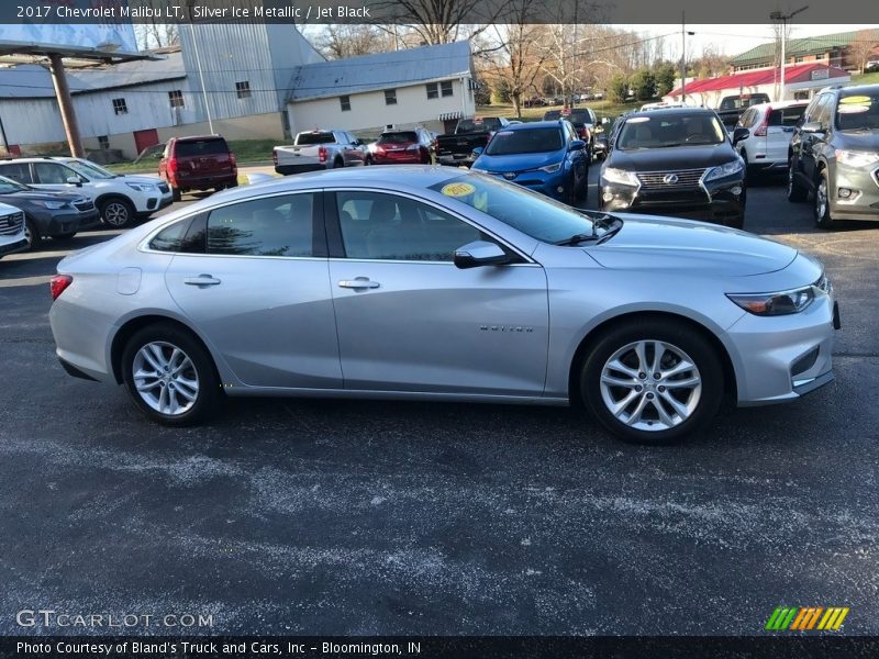 Silver Ice Metallic / Jet Black 2017 Chevrolet Malibu LT