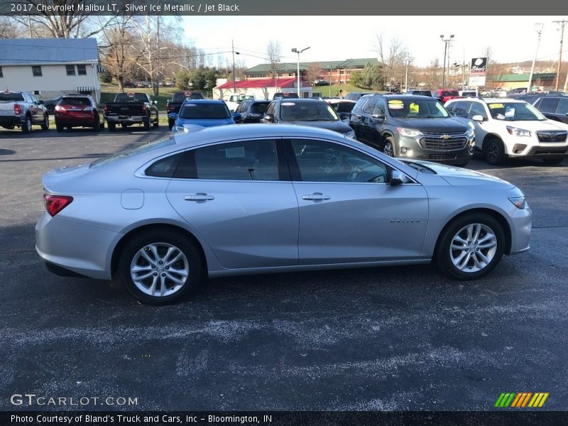 Silver Ice Metallic / Jet Black 2017 Chevrolet Malibu LT