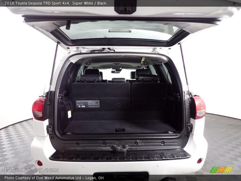 Super White / Black 2018 Toyota Sequoia TRD Sport 4x4