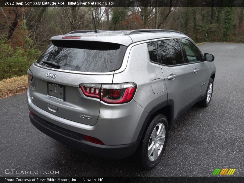 Billet Silver Metallic / Black 2022 Jeep Compass Latitude 4x4