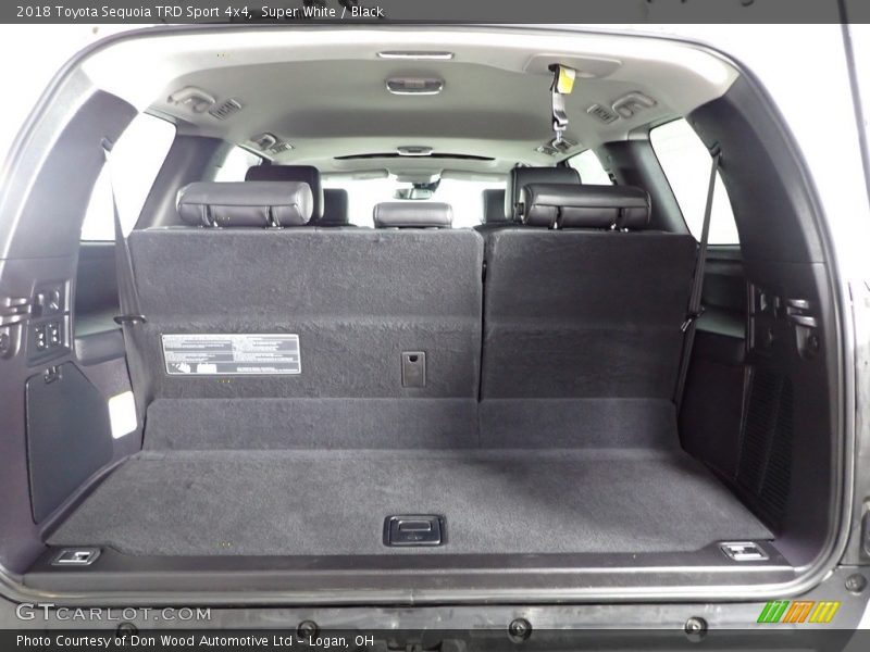 Super White / Black 2018 Toyota Sequoia TRD Sport 4x4