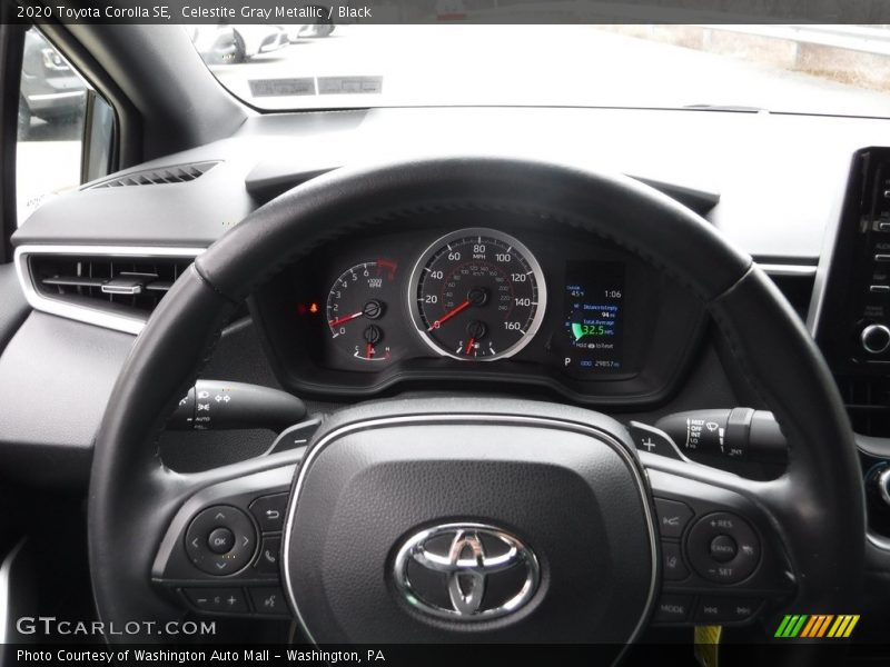Celestite Gray Metallic / Black 2020 Toyota Corolla SE