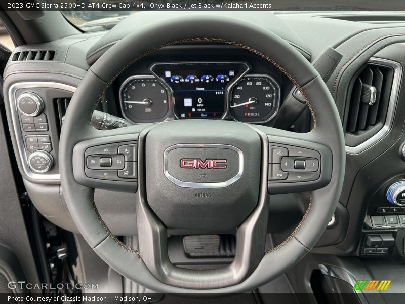 Onyx Black / Jet Black w/Kalahari Accents 2023 GMC Sierra 2500HD AT4 Crew Cab 4x4