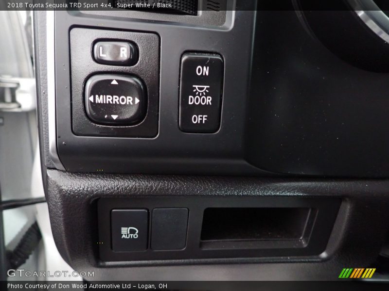 Super White / Black 2018 Toyota Sequoia TRD Sport 4x4