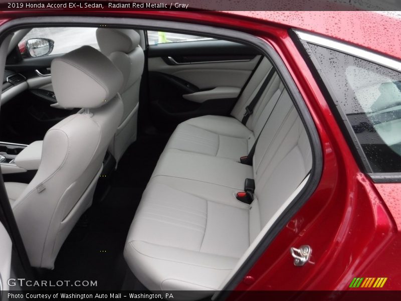 Radiant Red Metallic / Gray 2019 Honda Accord EX-L Sedan