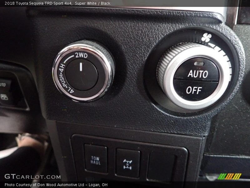 Super White / Black 2018 Toyota Sequoia TRD Sport 4x4