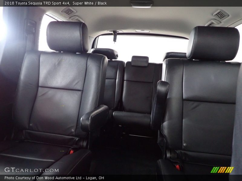 Super White / Black 2018 Toyota Sequoia TRD Sport 4x4