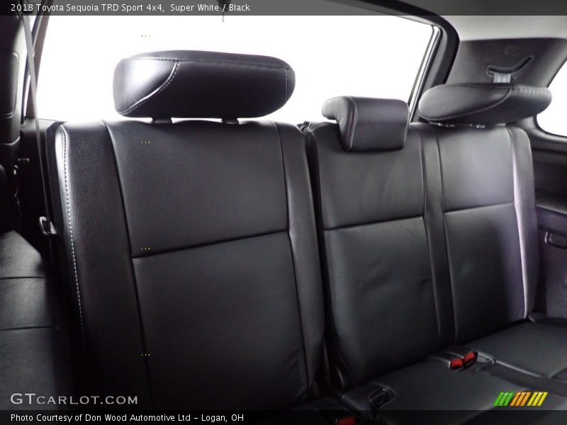 Super White / Black 2018 Toyota Sequoia TRD Sport 4x4