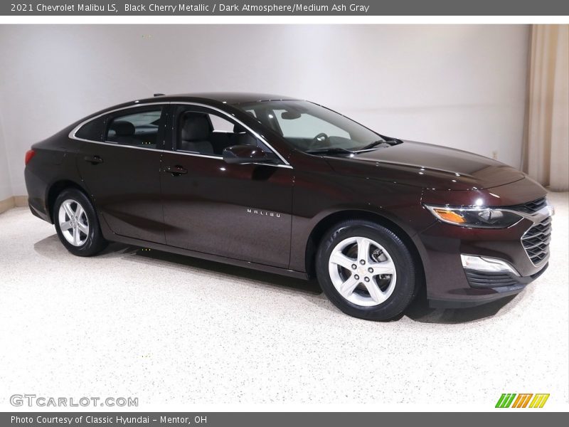 Black Cherry Metallic / Dark Atmosphere/Medium Ash Gray 2021 Chevrolet Malibu LS