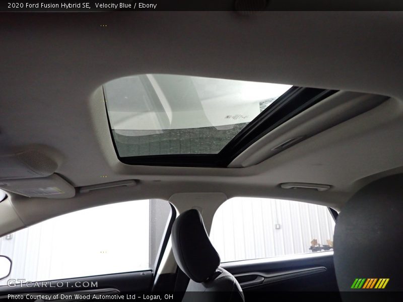 Velocity Blue / Ebony 2020 Ford Fusion Hybrid SE