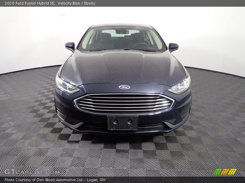 Velocity Blue / Ebony 2020 Ford Fusion Hybrid SE