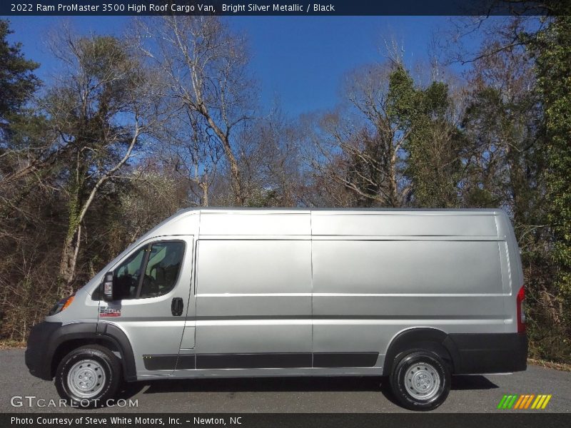 Bright Silver Metallic / Black 2022 Ram ProMaster 3500 High Roof Cargo Van