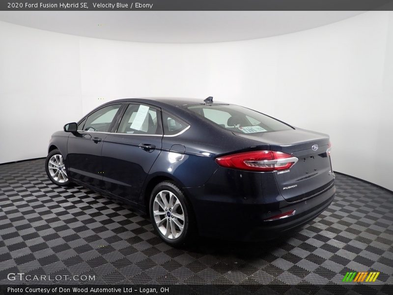 Velocity Blue / Ebony 2020 Ford Fusion Hybrid SE