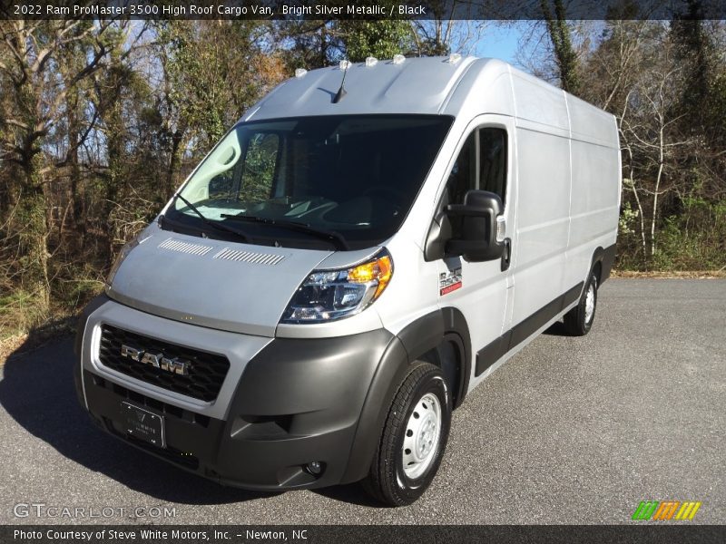 Bright Silver Metallic / Black 2022 Ram ProMaster 3500 High Roof Cargo Van
