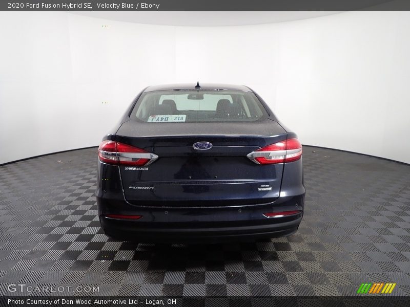 Velocity Blue / Ebony 2020 Ford Fusion Hybrid SE