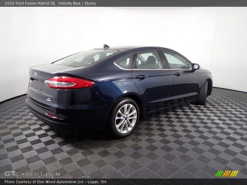 Velocity Blue / Ebony 2020 Ford Fusion Hybrid SE
