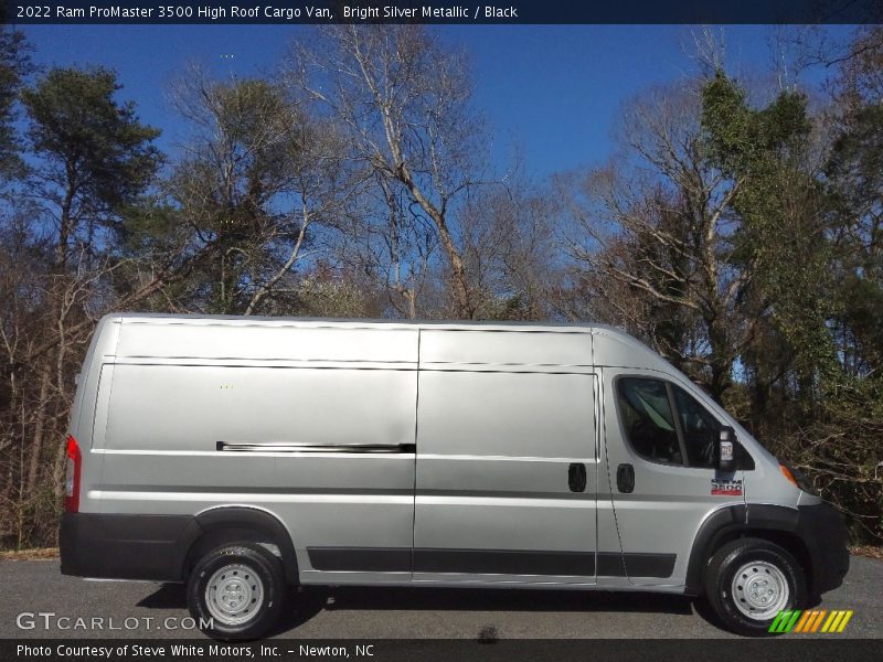 Bright Silver Metallic / Black 2022 Ram ProMaster 3500 High Roof Cargo Van