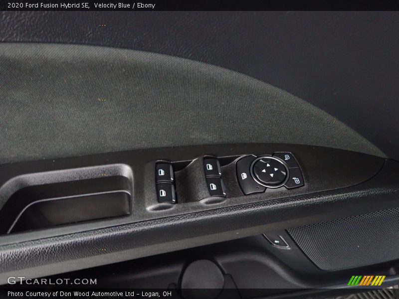 Velocity Blue / Ebony 2020 Ford Fusion Hybrid SE