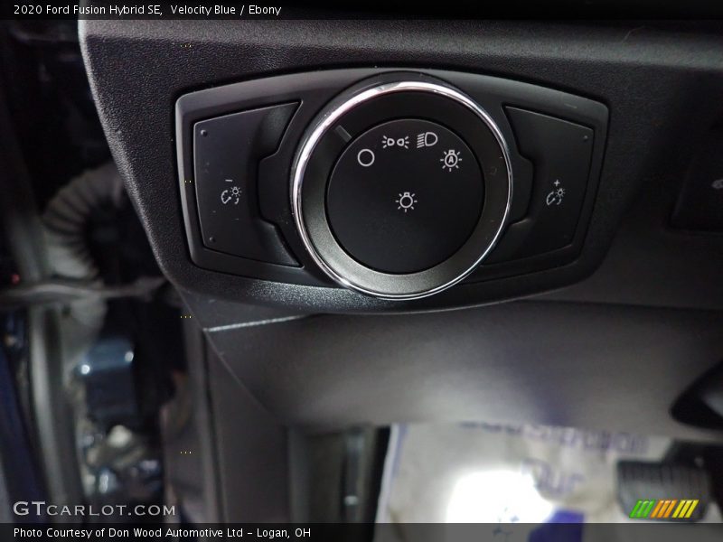 Velocity Blue / Ebony 2020 Ford Fusion Hybrid SE