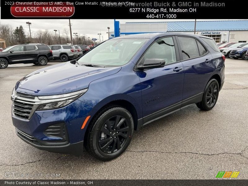 Blue Glow Metallic / Medium Ash Gray 2023 Chevrolet Equinox LS AWD