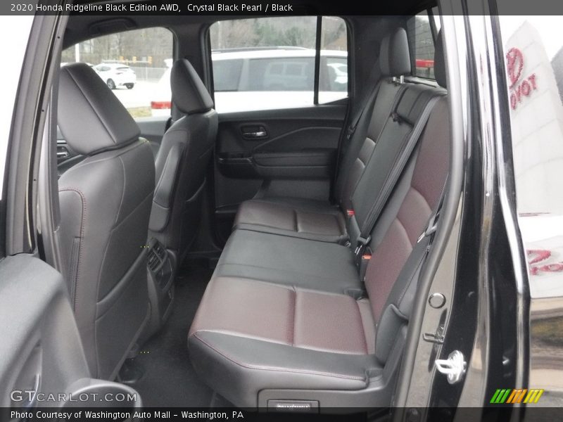 Rear Seat of 2020 Ridgeline Black Edition AWD