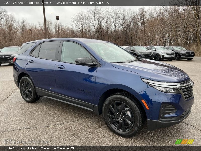 Blue Glow Metallic / Medium Ash Gray 2023 Chevrolet Equinox LS AWD