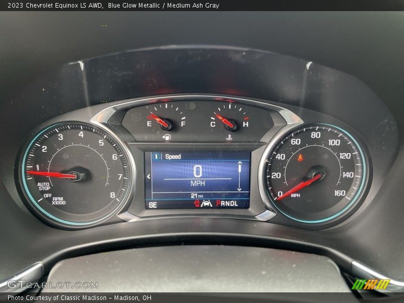 Blue Glow Metallic / Medium Ash Gray 2023 Chevrolet Equinox LS AWD