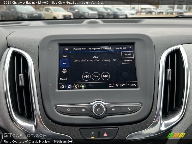Blue Glow Metallic / Medium Ash Gray 2023 Chevrolet Equinox LS AWD
