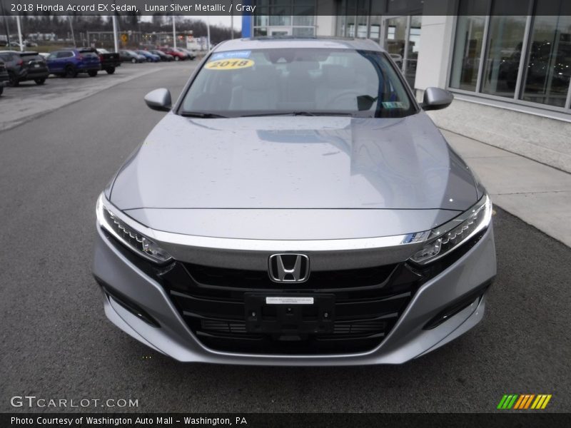 Lunar Silver Metallic / Gray 2018 Honda Accord EX Sedan