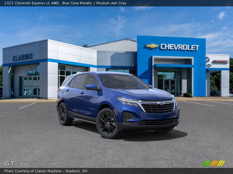 Blue Glow Metallic / Medium Ash Gray 2023 Chevrolet Equinox LS AWD